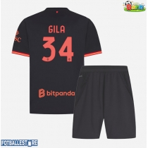 AC Milan Mario Gila #34 Tredjedraktsett Barn 2026-27 Kortermet (+ Korte bukser)